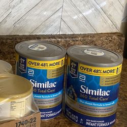 Similac cans 