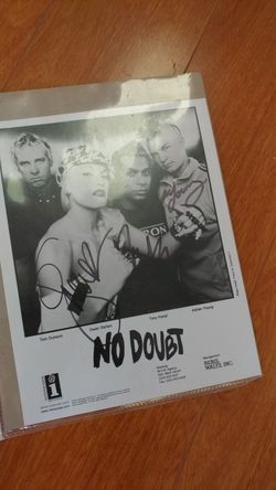 No Doubt Signed Photo
