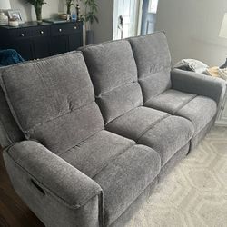 BRAND NEW Basset Power Reclining Couch And Loveseat