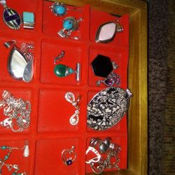 Necklaces.925..italy Chains.$20 To $40 Each