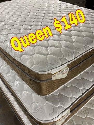 New Queen Pillow Top