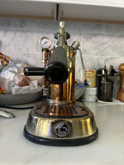 Vintage La Pavoni Professional Spectacular Espresso Machine (Copper/Brass)