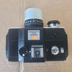Vintage Minolta 110 Zoom SLR camera & 25-50mm Lens