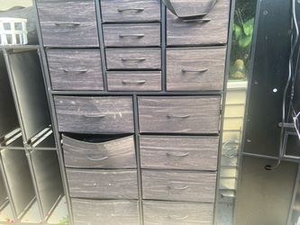 Multi-Drawer Storage Dresser Organizer