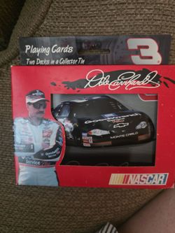 Dale Earnhardt #3 NASCAR Playing Cards Collector Tin