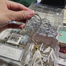 Never used shower curtain hooks 