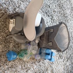  Upseat And Backpack Of Bottles 