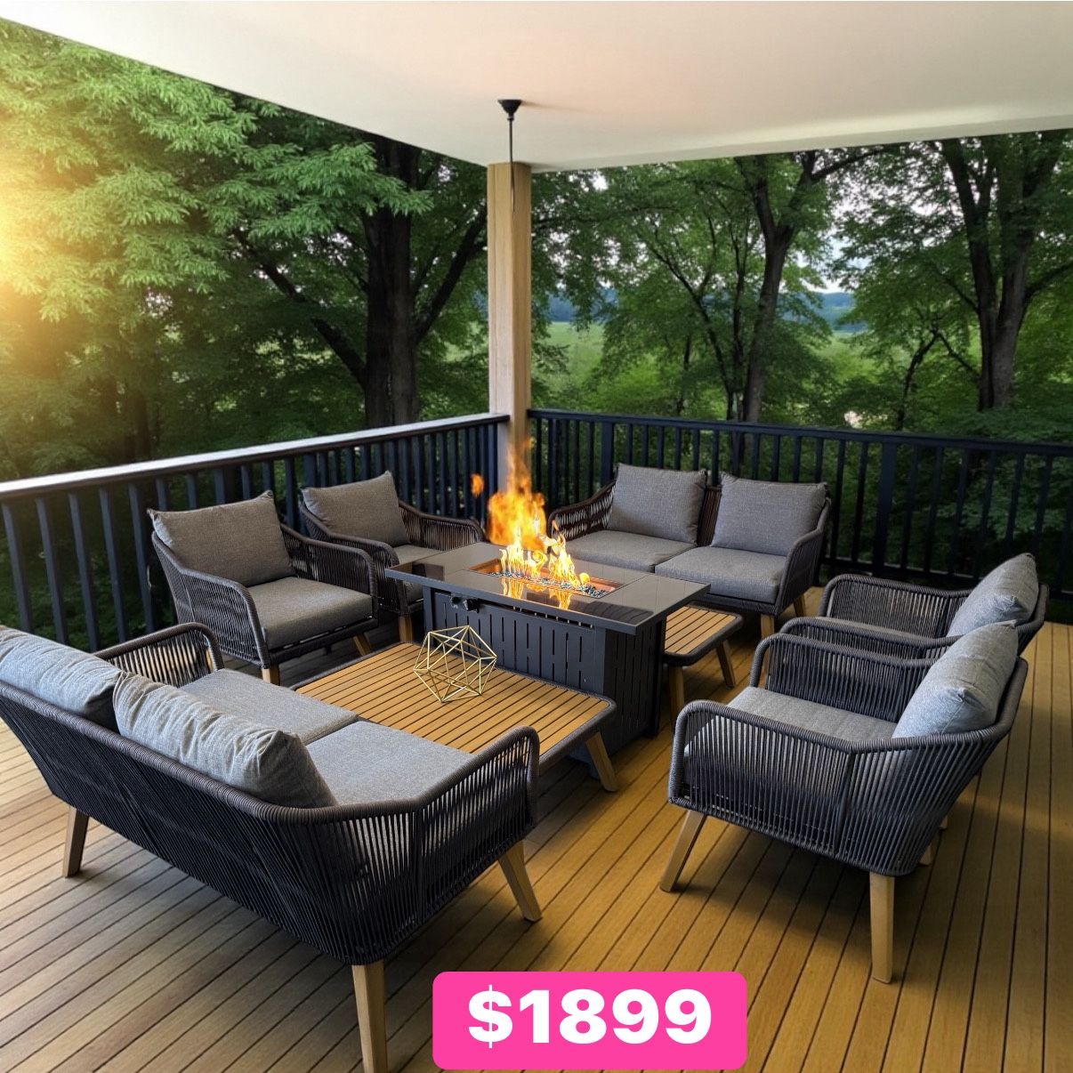 New inbox patio set (we finance and deliver)($54 down,90 day no interest payment plan)