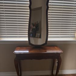 Entry/Hallway Table With Mirror