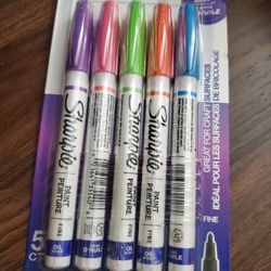 Sharpie Fine Point Oil Based Paint Pens *Brand New*