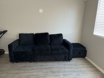 sectional black