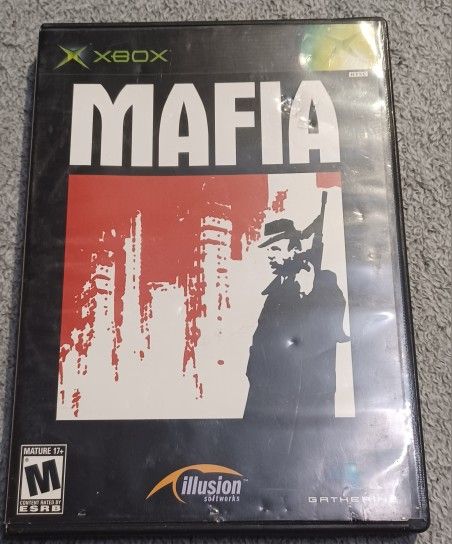 Mafia Game Original XBOX 2003 Booklet Fighter Shooter Open World Map