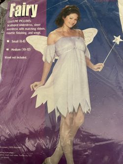 Adult Fairy Medium 10-12 Wand Not Included