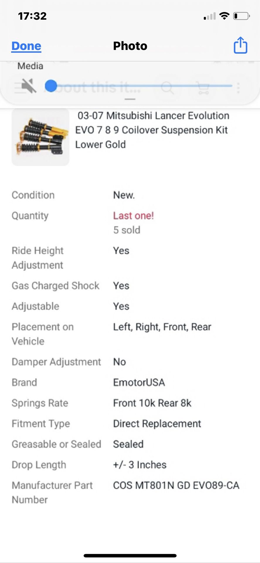 Adjustable Coil Overs “max Speed”