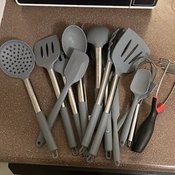 Silicone kitchen spatulas utensils