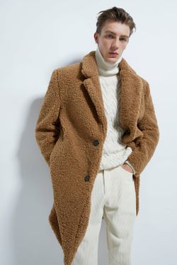 Zara / Fleece textured coat