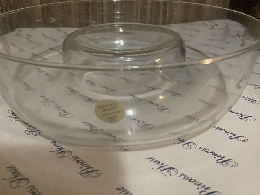 Princess House Fantasia Serveware Also Comes With Fantasia Glass Pitcher With Lid All New