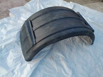 Tractor truck plastic fender, one only