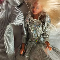 Mattel Barbie Doll With Holiday Dress
