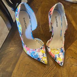 Bebe Hand Bag And Shoes Size 6