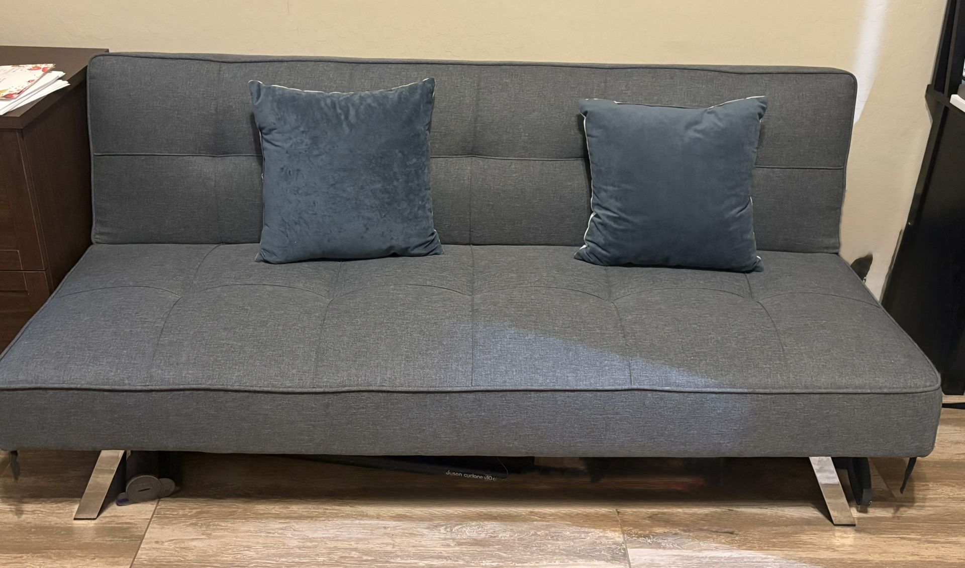 Gray Serta Sofa Bed