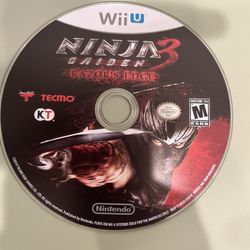 Ninja Gaiden 3: Razor's Edge (Nintendo Wii U, 2012) Disc Only