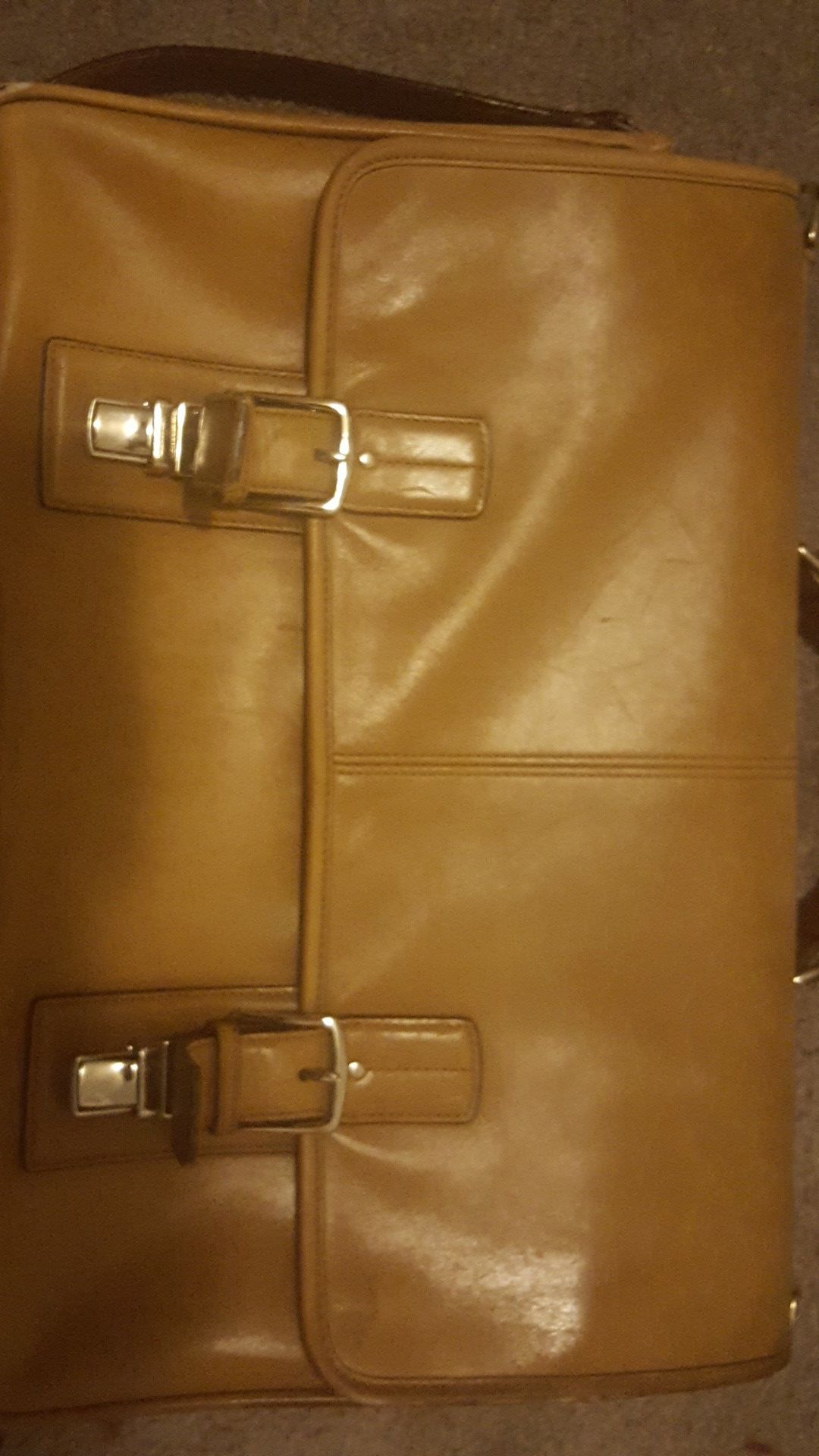 Old School Leather Briefcase