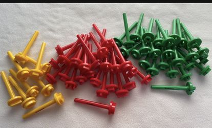 LAKESHORE Easy Grip Stampers Numbers Letters Daycare Childcare