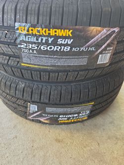 2 new tires 235 60 18 $120