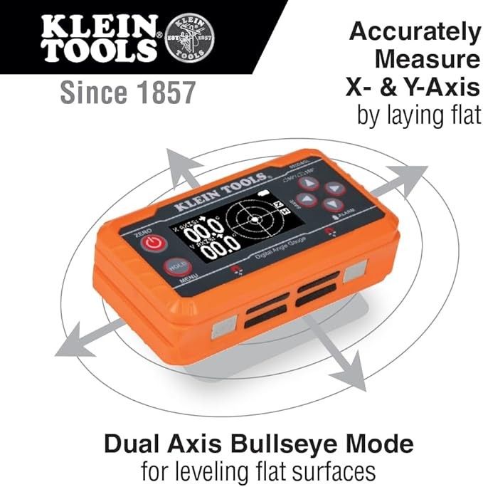 Klein Tools 935DAGL Digital Level Angle Finder Programmable Angles
