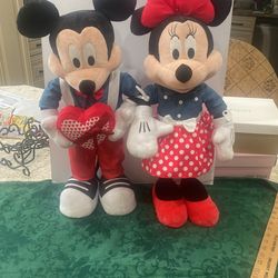 Mickey and Minnie Mouse 