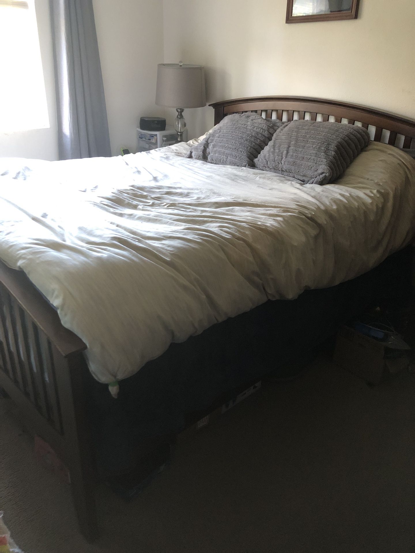 Queen Bed With Box Spring