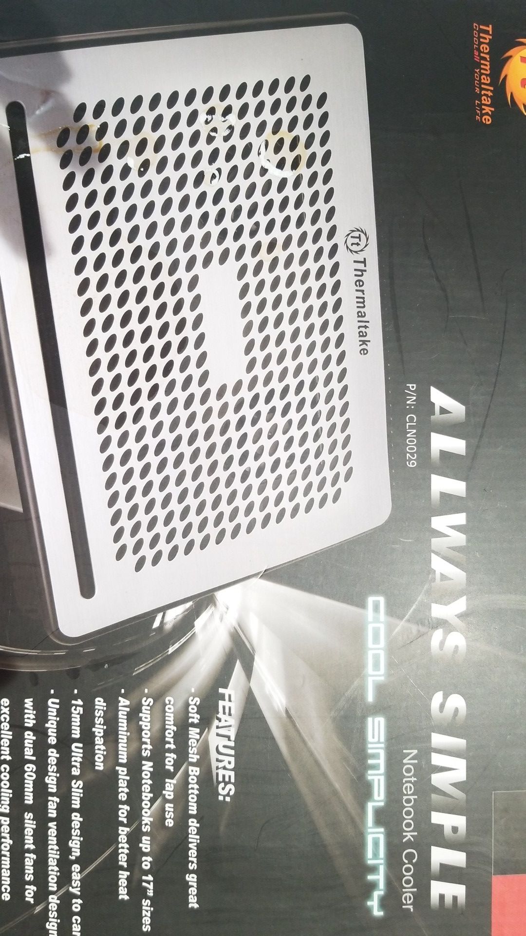 Thermaltake Notebook cooler.