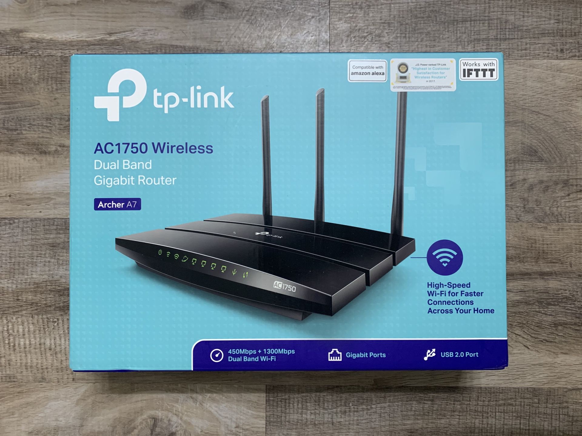 TP-Link Archer A7 AC1750 Dual Band Wireless Smart Internet Wi-Fi Gigabit Router