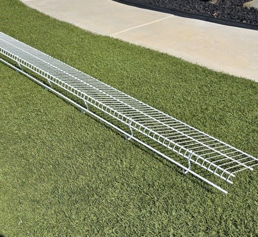 Wire Closet Shelf With Clothing Hanger