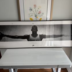 Authentic 1998 Michael Jordan "WINGS" – Large Format Gallery Framed Piece