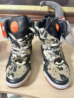 melody ehsani x reebok blacktop womens pump wedge sneaker size 7