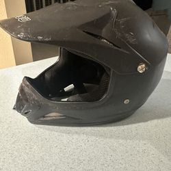 Dirt Bike or 4 Wheel In Helmet