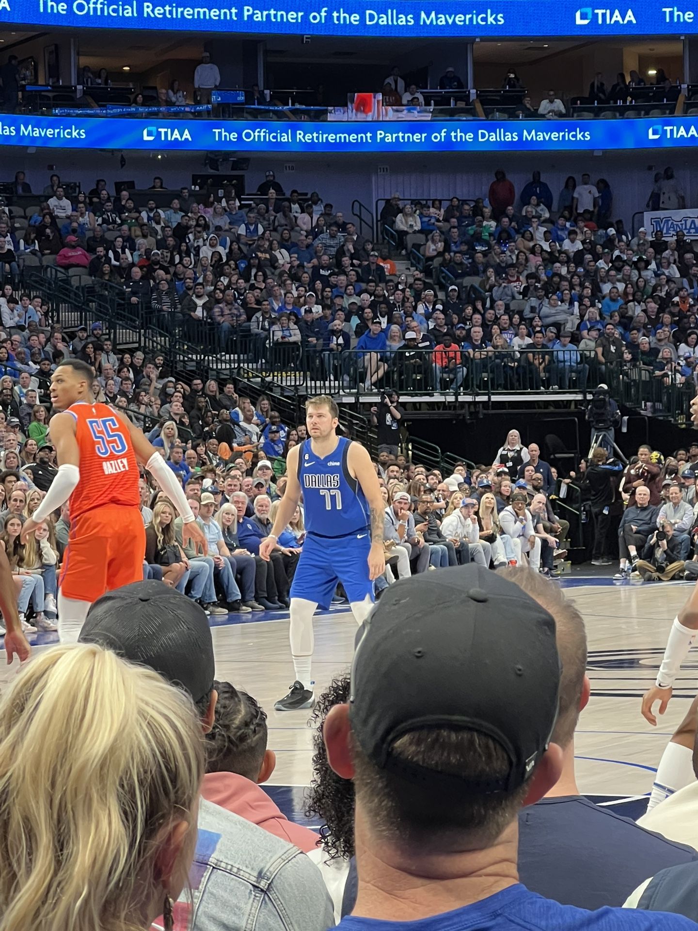 Mavs vs OKC Section 123 Row BB Seats 3-4 December 12th