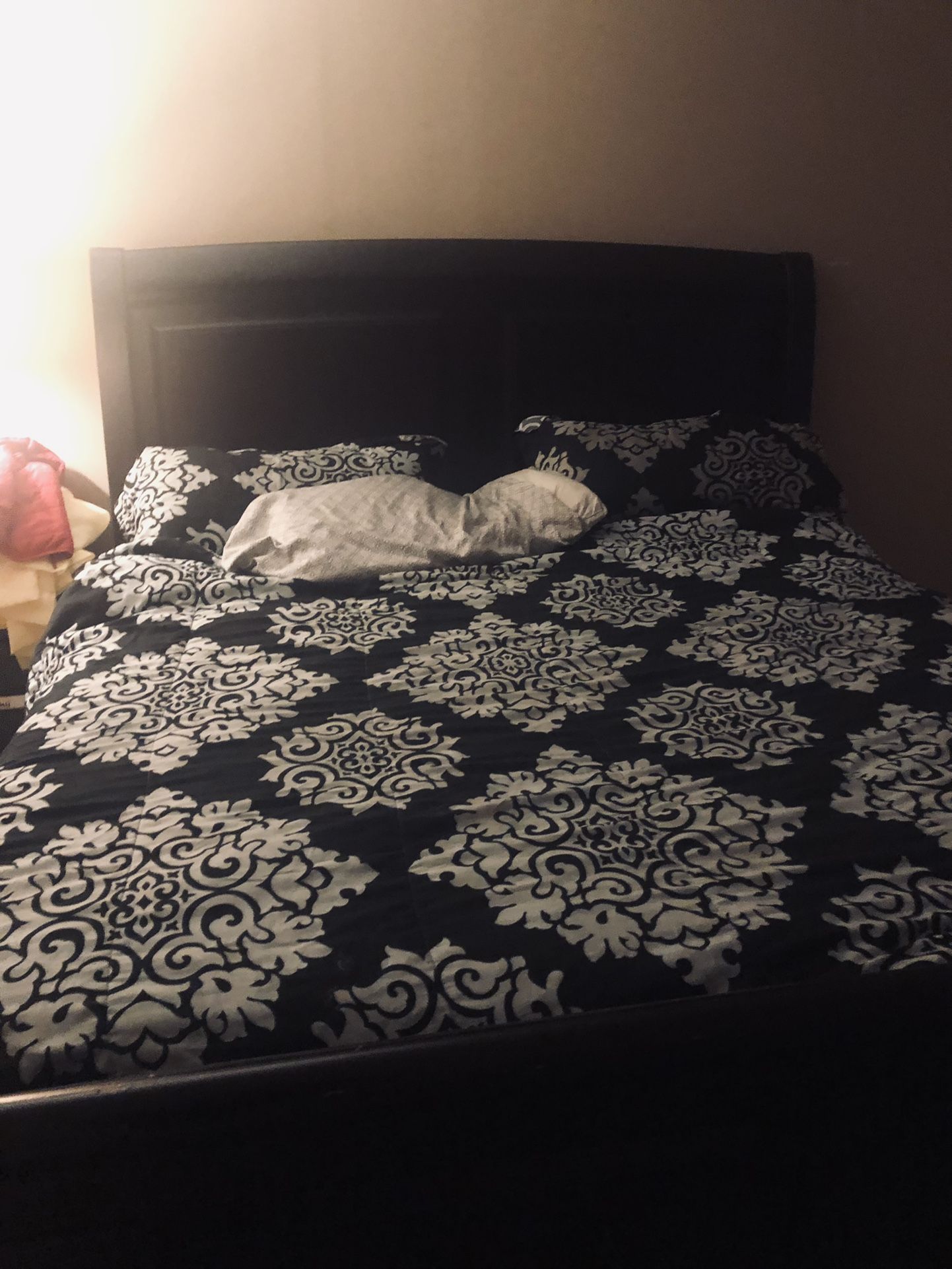 King Size Bed,Dresser, and Night Stand