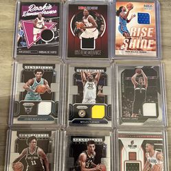NBA Patch Lot Rookies And Prizms 