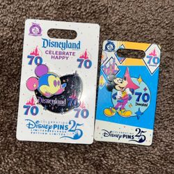 70th Anniversary Disney Pins 