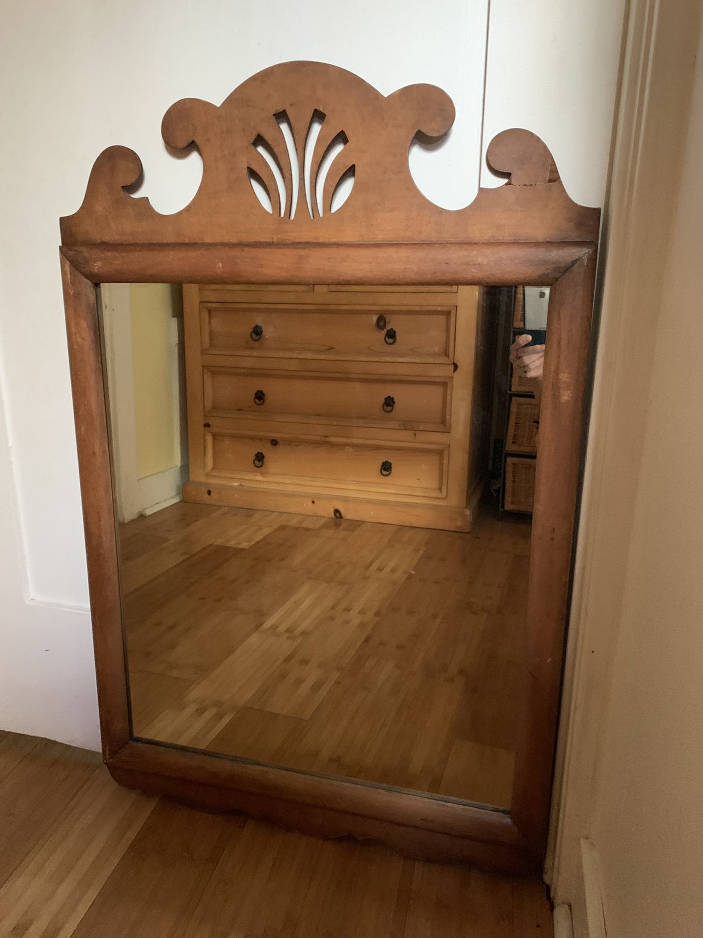 Lovely decorative antique mirror