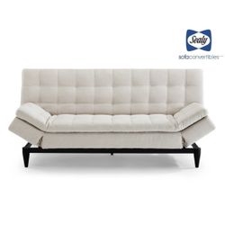 Sealy Futon Montreal Sofa Convertible - Sydney Tan 