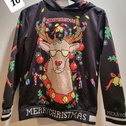 Boy's Christmas Ugly Sweaters  Size 10