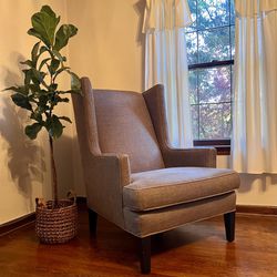 Crate & Barrel Wing back Chair 