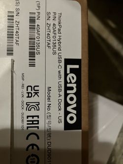 thinkpad hybrid usb-c with usb-a dock