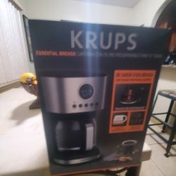 Krups Essential  Coffee Maker(12 Cups)(New)