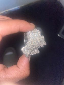 SILVER LAB DIAMOND custom ring