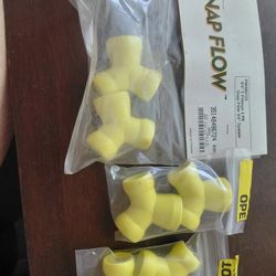 3 Packs Of Snap Flow Fittings 2 Per Pack New